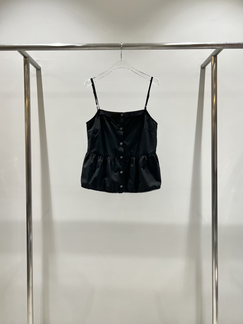 CESTLAVIE韓國東大門直郵女士新品26夏季吊帶背心褶皺無袖CESTLAVIE吊帶/背心圖色2