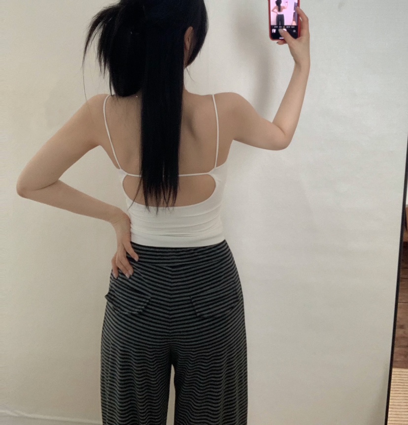 TWENTY FOUR SEVEN24-7韓國直郵女士新款時尚吊帶背心無袖STEWNTY FOUR SEVEN24-7吊帶/背心