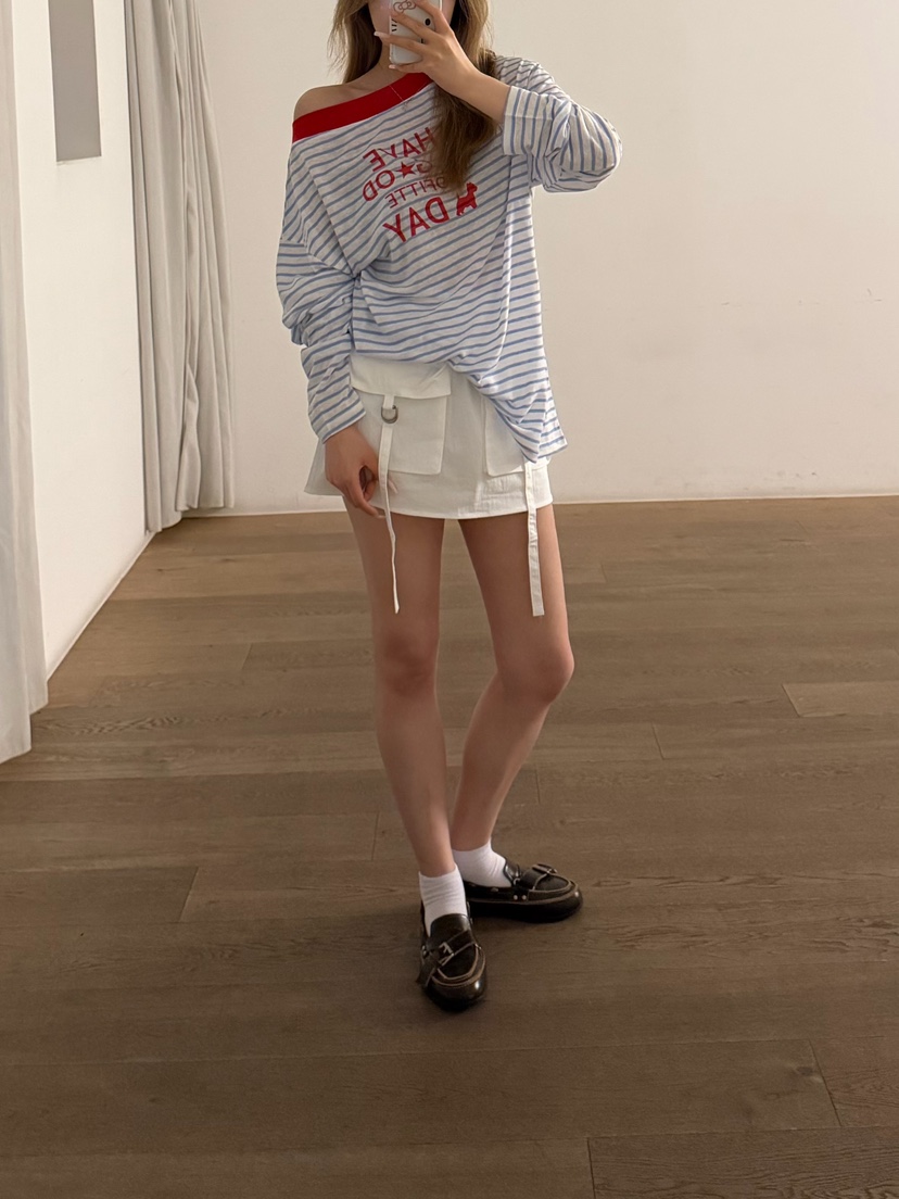 LATTE-P韓國代購女裝新品26夏季推薦時尚休閑人氣長袖T恤LATTE-P長袖T恤