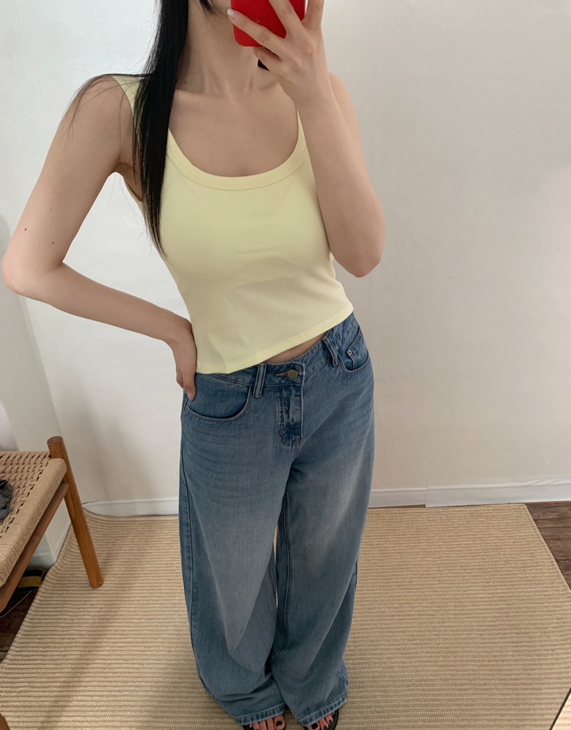 TWENTY FOUR SEVEN24-7韓國直郵女士新款職業吊帶背心無袖TEWNTY FOUR SEVEN24-7吊帶/背心
