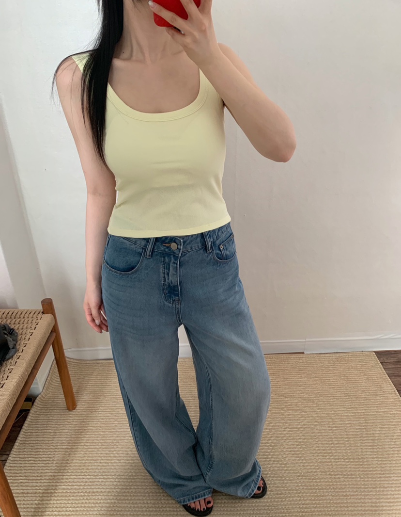 TWENTY FOUR SEVEN24-7韓國直郵女士新款職業吊帶背心無袖TEWNTY FOUR SEVEN24-7吊帶/背心