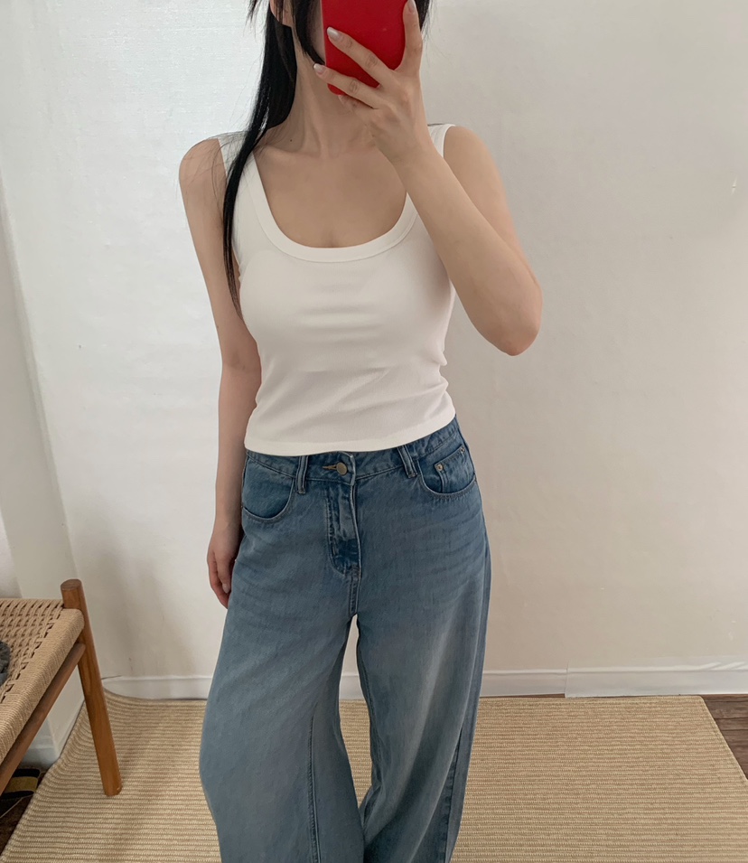 TWENTY FOUR SEVEN24-7韓國直郵女士新款職業吊帶背心無袖TEWNTY FOUR SEVEN24-7吊帶/背心