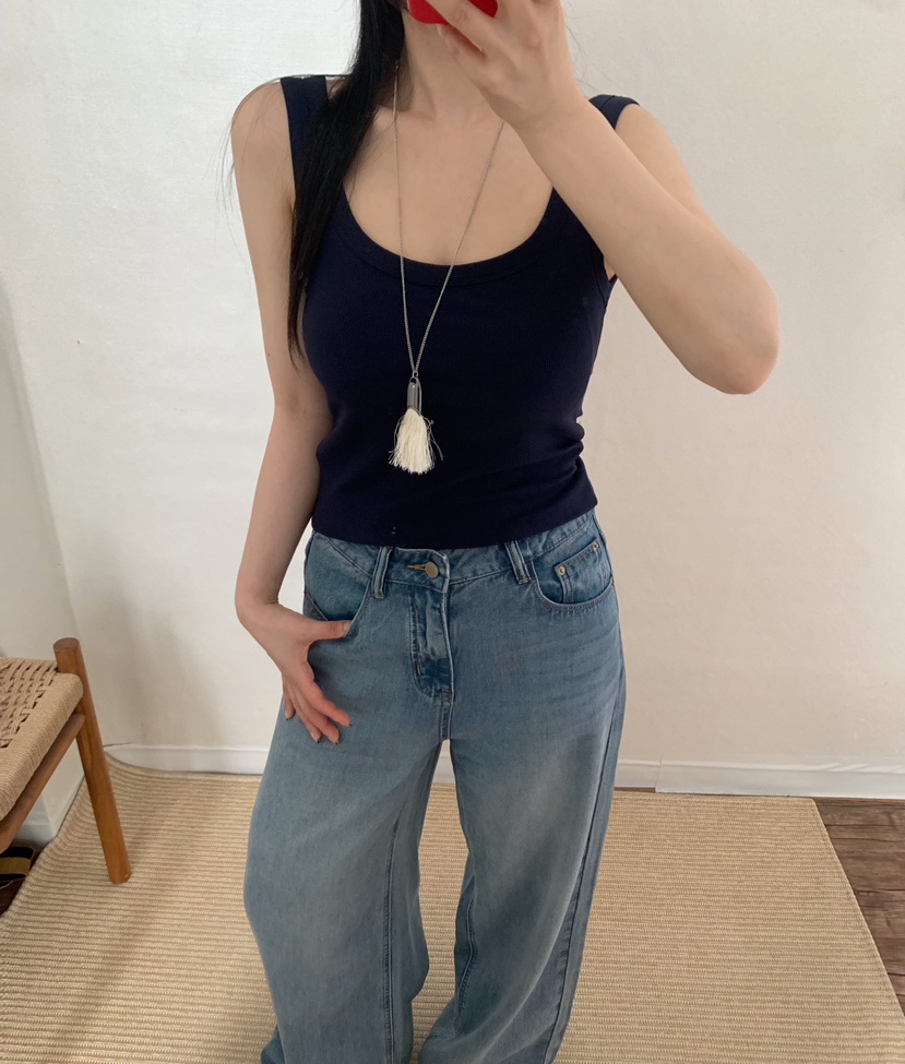 TWENTY FOUR SEVEN24-7韓國直郵女士新款職業吊帶背心無袖TEWNTY FOUR SEVEN24-7吊帶/背心