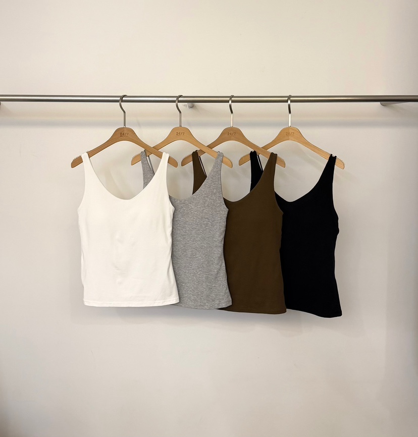 TWENTY FOUR SEVEN24-7韓國東大門直郵女裝新品休閑吊帶背心無袖TEWNTY FOUR SEVEN24-7吊帶/背心