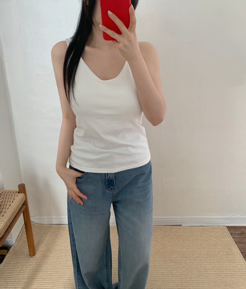 TWENTY FOUR SEVEN24-7韓國東大門直郵女裝新品休閑吊帶背心無袖TEWNTY FOUR SEVEN24-7吊帶/背心