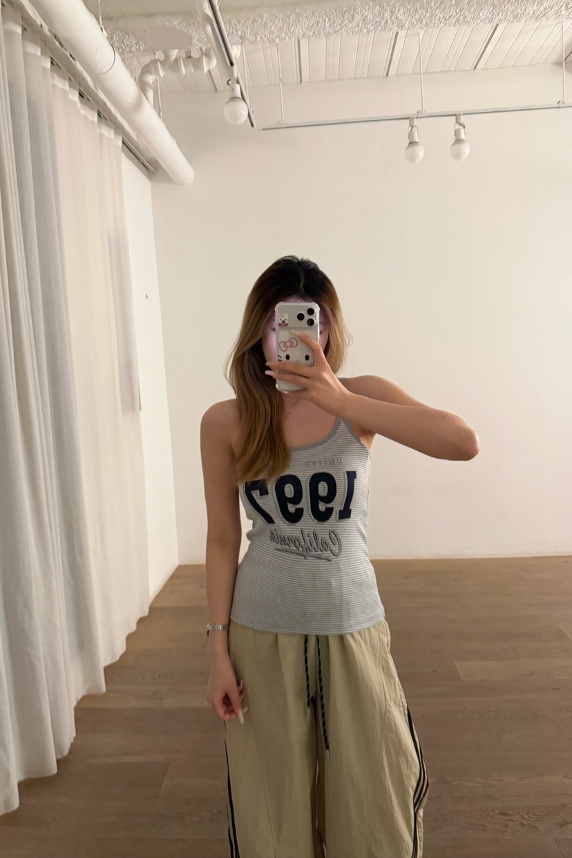 LATTE-P韓國直郵女士新款熱賣職業推薦26夏季人氣吊帶背心LATTE-P吊帶/背心