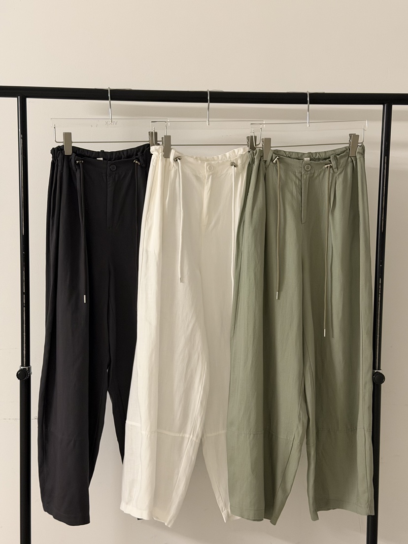 LATTE-P韓國直郵女裝新品休閑人氣26春夏職業休閑褲亞麻LATTE-P休閑褲