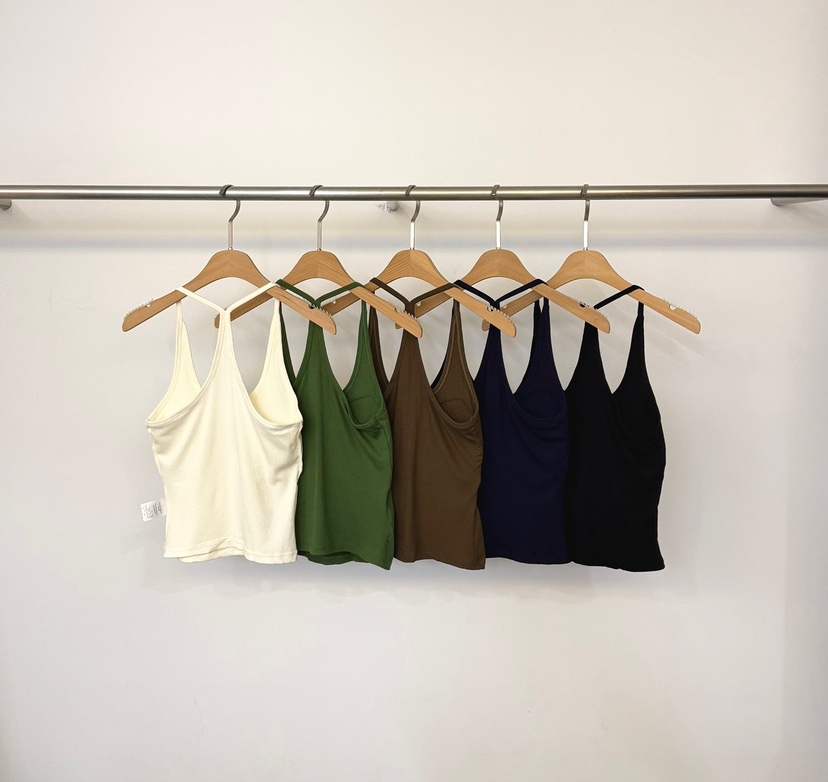 TWENTY FOUR SEVEN24-7韓國東大門直郵女士新品26春夏吊帶背心露背無袖TEWNTY FOUR SEVEN24-7吊帶/背心