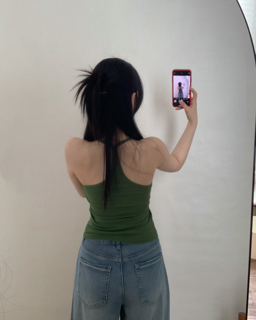 TWENTY FOUR SEVEN24-7韓國東大門直郵女士新品26春夏吊帶背心露背無袖TEWNTY FOUR SEVEN24-7吊帶/背心