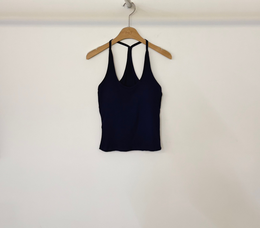 TWENTY FOUR SEVEN24-7韓國東大門直郵女士新品26春夏吊帶背心露背無袖TEWNTY FOUR SEVEN24-7吊帶/背心圖色3深藍色