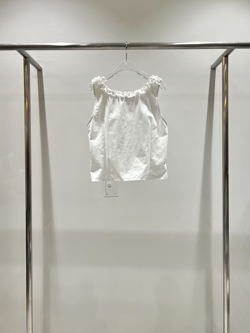 CESTLAVIE韓國東大門直郵女裝新品26春夏時尚吊帶背心荷葉邊CESTLAVIE吊帶/背心