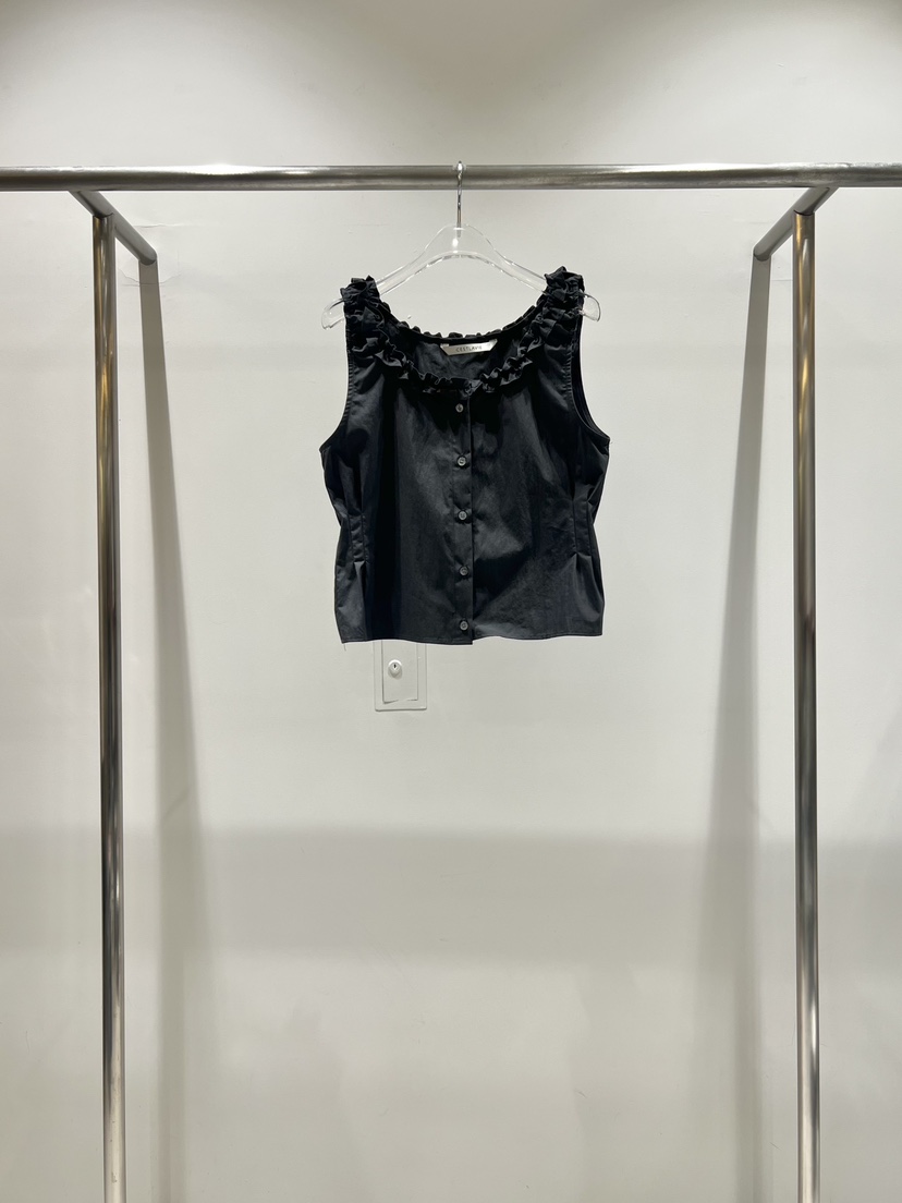 CESTLAVIE韓國東大門直郵女裝新品26春夏時尚吊帶背心荷葉邊CESTLAVIE吊帶/背心圖色2