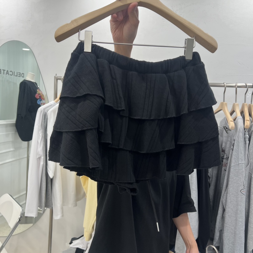 DELICATE韓國直郵女士新品休閑推薦26春夏人氣職業裙褲多層DELICATE裙褲