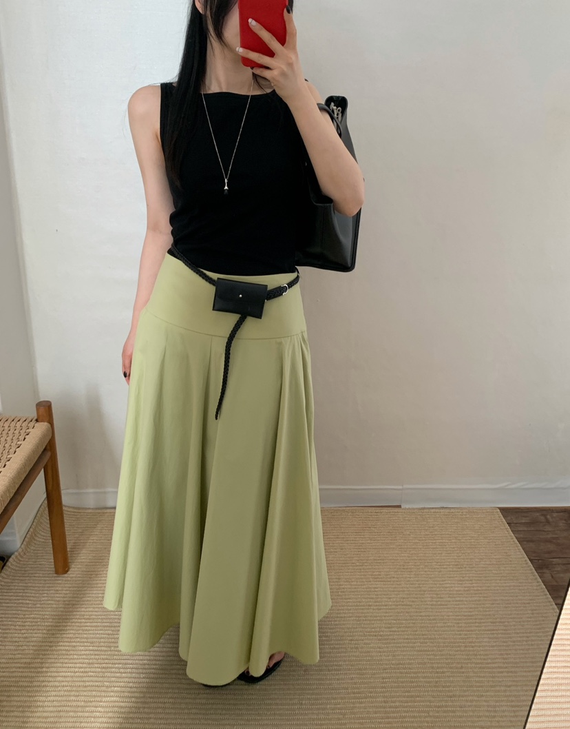 TWENTY FOUR SEVEN24-7韓國東大門直郵女士新品26夏季長裙TEWNTY FOUR SEVEN24-7長裙