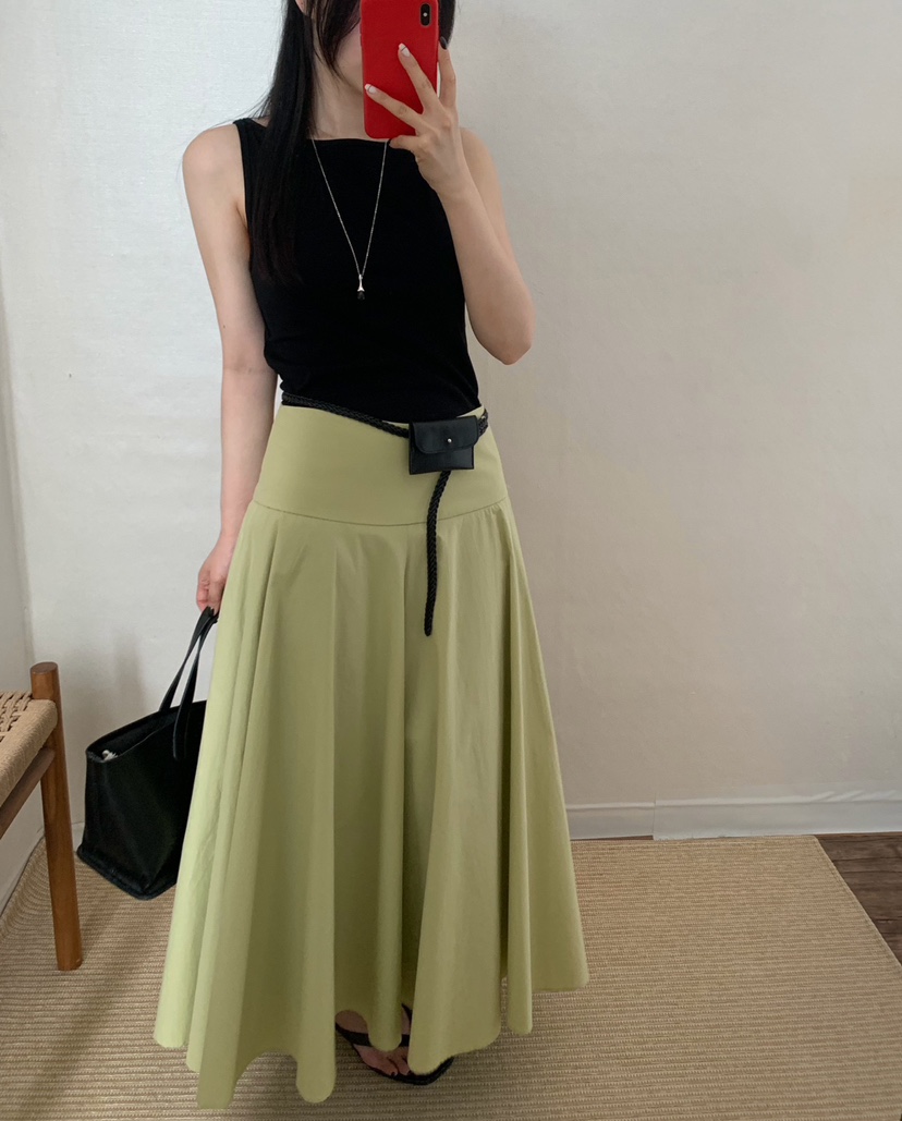 TWENTY FOUR SEVEN24-7韓國東大門直郵女士新品26夏季長裙TEWNTY FOUR SEVEN24-7長裙