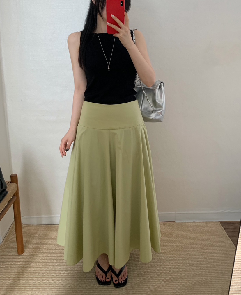 TWENTY FOUR SEVEN24-7韓國東大門直郵女士新品26夏季長裙TEWNTY FOUR SEVEN24-7長裙