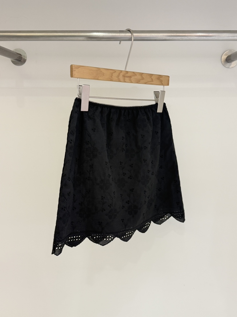 TOOGOOD韓國直郵女士新品26春夏推薦休閑職業熱賣短裙刺繡TOOGOOD短裙圖色2