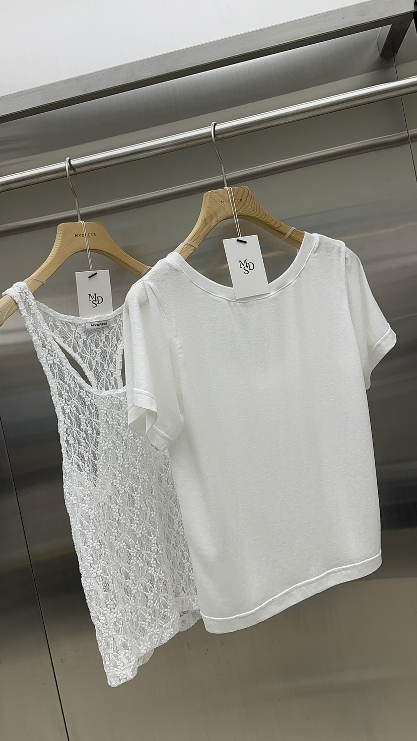 MYDRESS韓國直郵女士新品推薦休閑職業26夏季T恤不含內搭MYDRESST恤