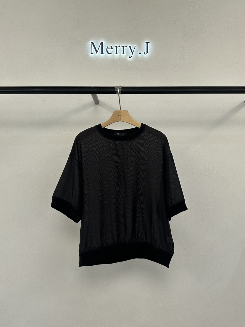 MERRY-J東大門實拍韓國女裝新款推薦26夏季襯衫蕾絲衫歐根紗LMERRY-J襯衫/蕾絲衫圖色3