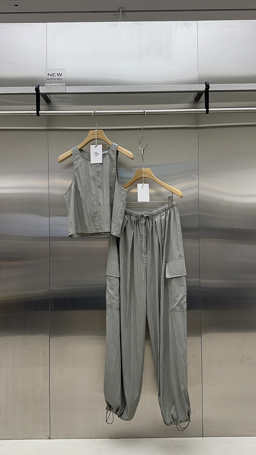 MYDRESS韓國直郵實拍女士新品26春夏熱賣休閑26夏季休閑褲MYDRESS休閑褲
