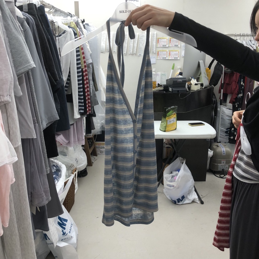 SOLD OUT東大門實拍韓國女士新品職業時尚熱賣吊帶背心露背SOLD OUT吊帶/背心圖色1