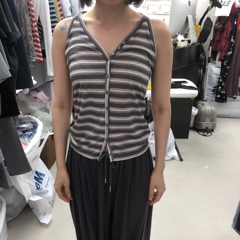 SOLD OUT東大門實拍韓國女士新品職業時尚熱賣吊帶背心露背SOLD OUT吊帶/背心圖色3