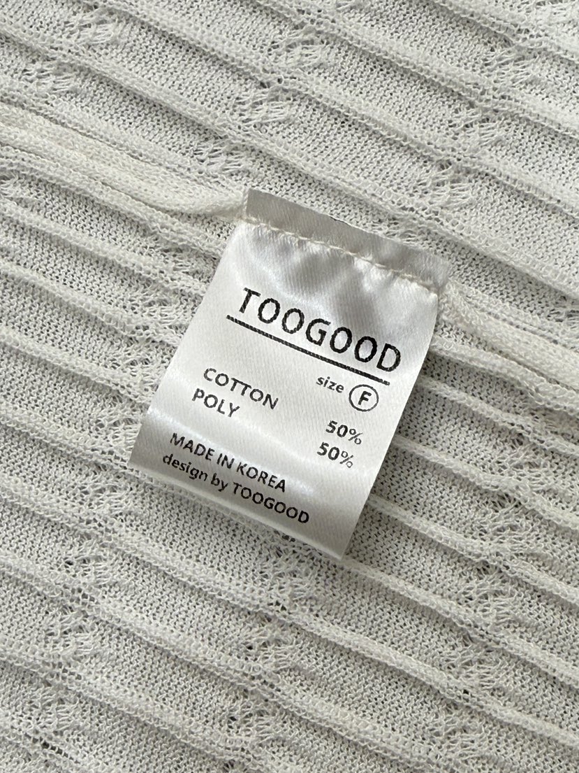 TOOGOOD韓國直郵實拍女士新品26春夏熱賣時尚26夏季針織衫TOOGOOD針織衫