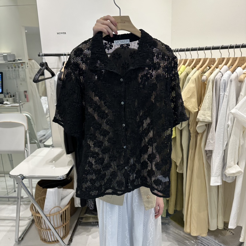 MOWER東大門實拍韓國女裝新品推薦休閑人氣26春夏襯衫蕾絲衫MOWER襯衫/蕾絲衫圖色2