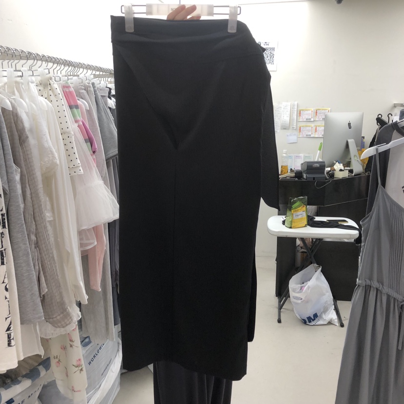 SOLD OUT東大門實拍韓國女士新品時尚人氣推薦26夏季長裙條紋SOLD OUT長裙圖色1