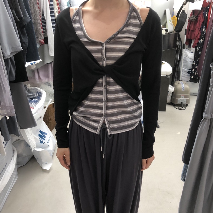 SOLD OUT韓國直郵女裝新款熱賣推薦長袖T恤不含內搭雙面SOLD OUT長袖T恤圖色3