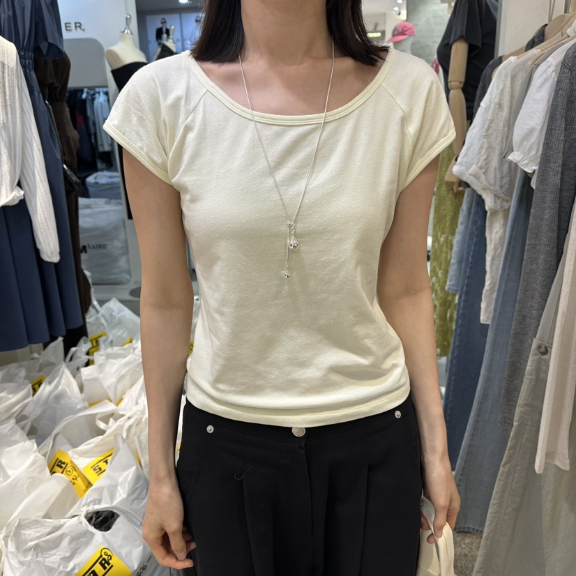 LIL韓國代購女裝新品人氣26春夏休閑時尚職業熱賣推薦T恤LILT恤圖色5黃色