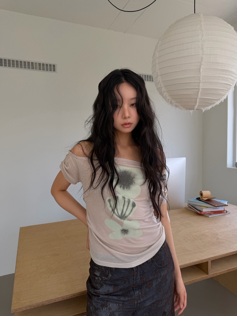 AWESOMESAUCE韓國直郵女士新款人氣推薦時尚26夏季休閑T恤AWESOME SAUCET恤圖色2