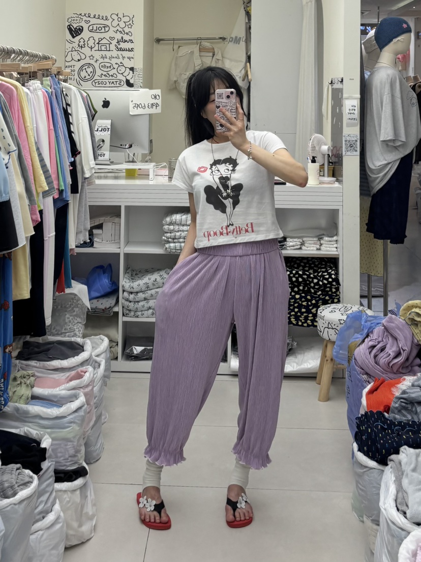 TOLL韓國代購女裝新款時尚人氣推薦26夏季熱賣職業休閑褲TOLL休閑褲