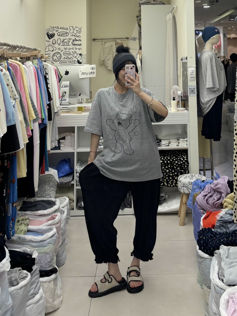 TOLL韓國代購女裝新款時尚人氣推薦26夏季熱賣職業休閑褲TOLL休閑褲
