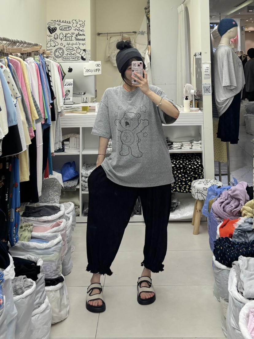 TOLL韓國代購女裝新款時尚人氣推薦26夏季熱賣職業休閑褲TOLL休閑褲