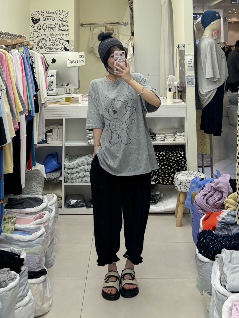 TOLL韓國代購女裝新款時尚人氣推薦26夏季熱賣職業休閑褲TOLL休閑褲