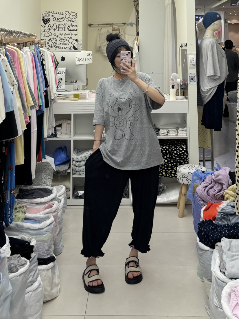 TOLL韓國代購女裝新款時尚人氣推薦26夏季熱賣職業休閑褲TOLL休閑褲