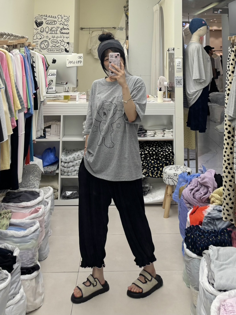 TOLL韓國代購女裝新款時尚人氣推薦26夏季熱賣職業休閑褲TOLL休閑褲