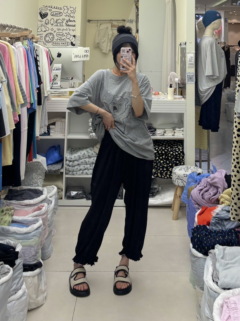 TOLL韓國代購女裝新款時尚人氣推薦26夏季熱賣職業休閑褲TOLL休閑褲