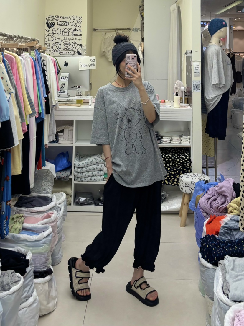TOLL韓國代購女裝新款時尚人氣推薦26夏季熱賣職業休閑褲TOLL休閑褲