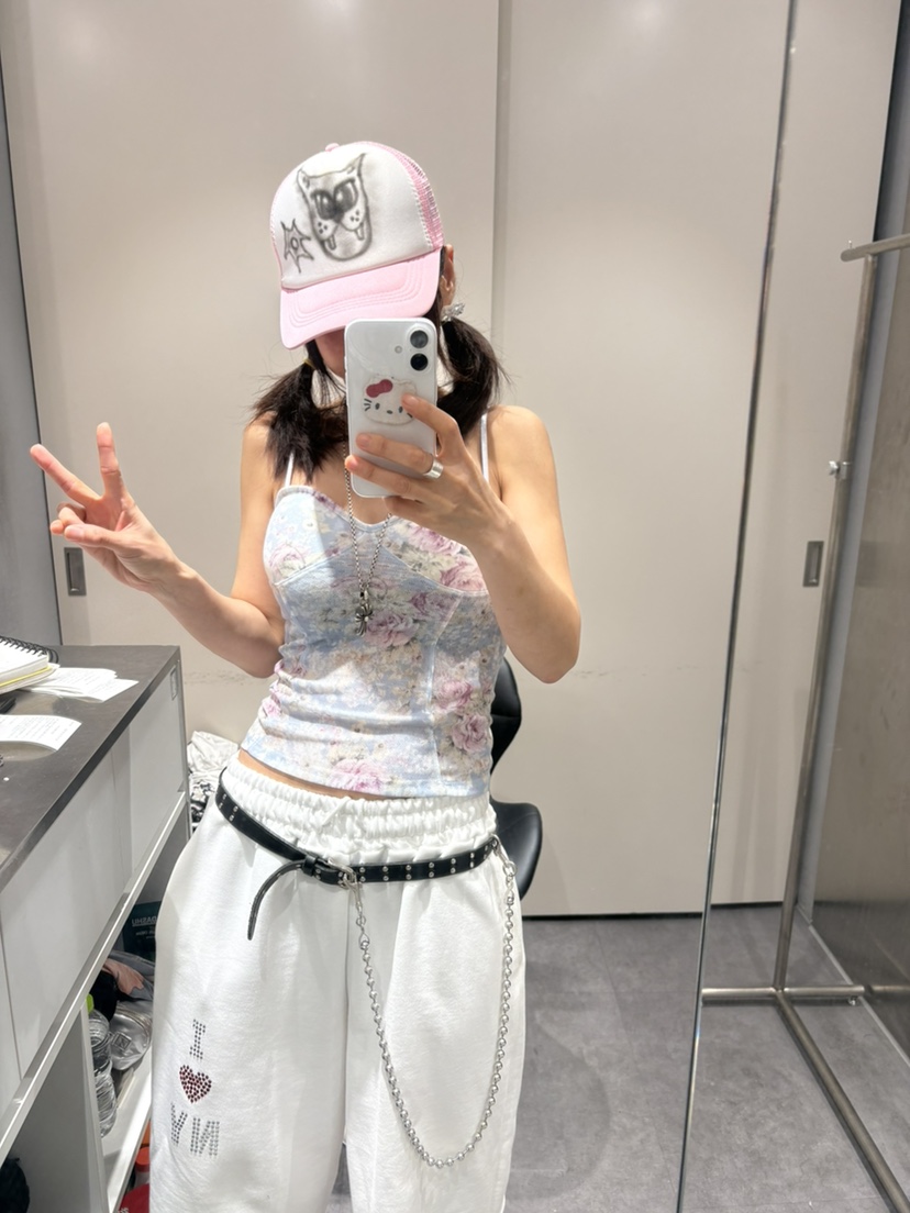 PLATFORM-L韓國直郵女裝新品26夏季熱賣吊帶背心復古無袖PLATFORM吊帶/背心