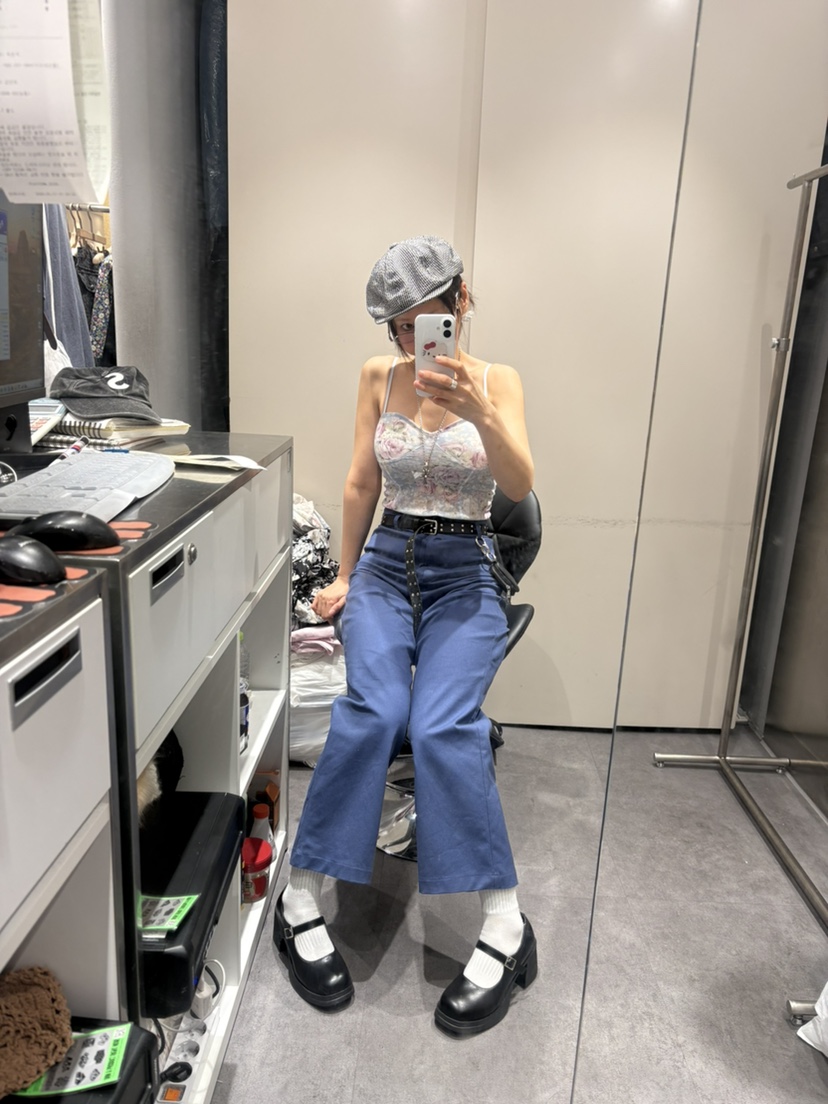 PLATFORM-L韓國直郵女裝新品26夏季熱賣吊帶背心復古無袖PLATFORM吊帶/背心