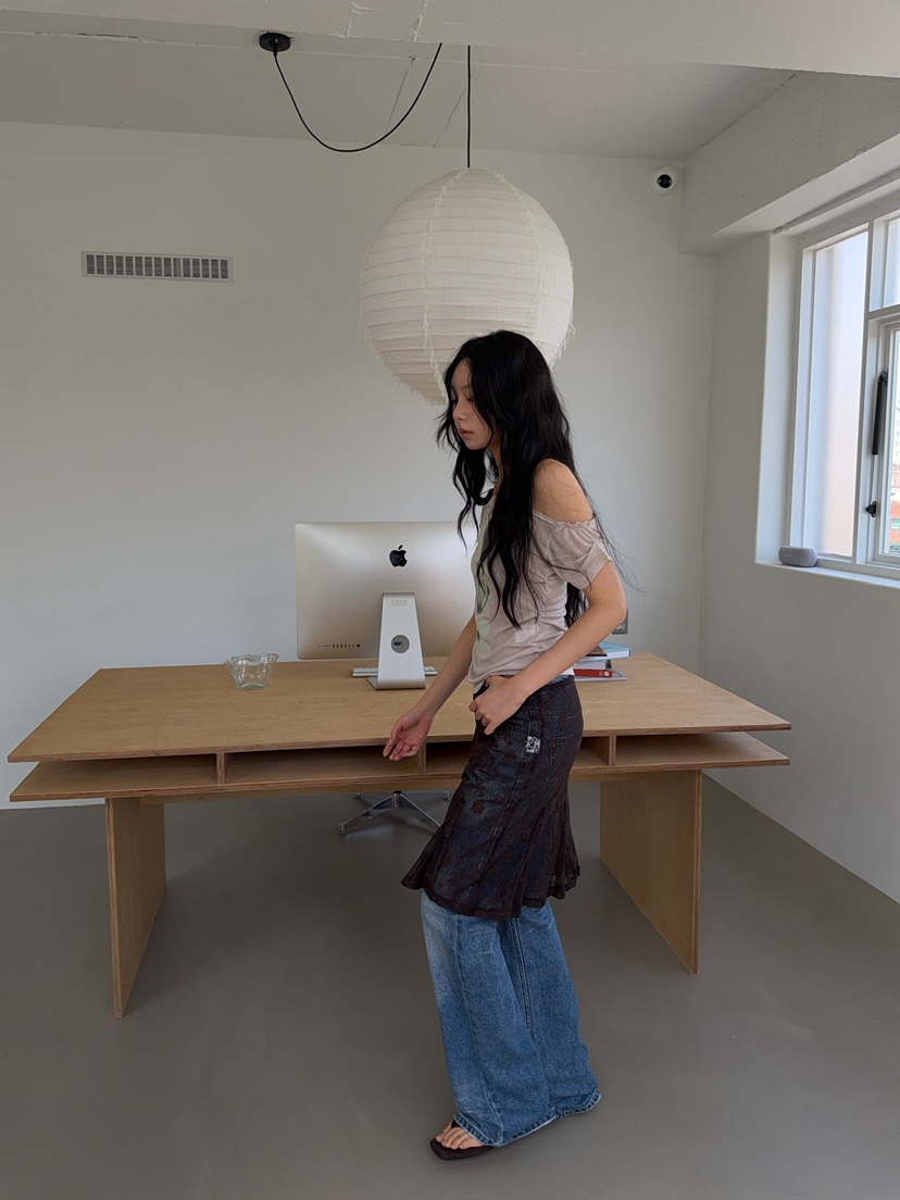 AWESOMESAUCE韓國東大門代購女裝新品人氣休閑半身裙中短裙AWESOME SAUCE半身裙/中短裙