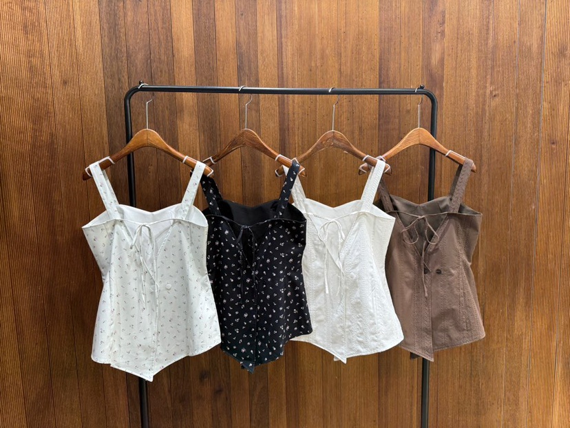 2TWO MOON韓國直郵女士新品熱賣時尚人氣職業休閑吊帶背心2TWO MOON吊帶/背心