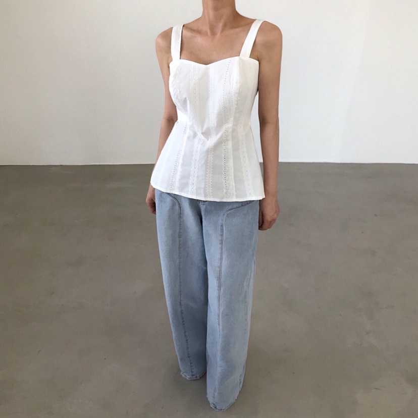 2TWO MOON韓國直郵女士新品熱賣時尚人氣職業休閑吊帶背心2TWO MOON吊帶/背心圖色2