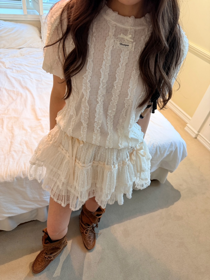 BOUTIQUE-L韓國直郵女裝新品26春夏休閑26夏季人氣推薦T恤BOUTIQUE-LT恤