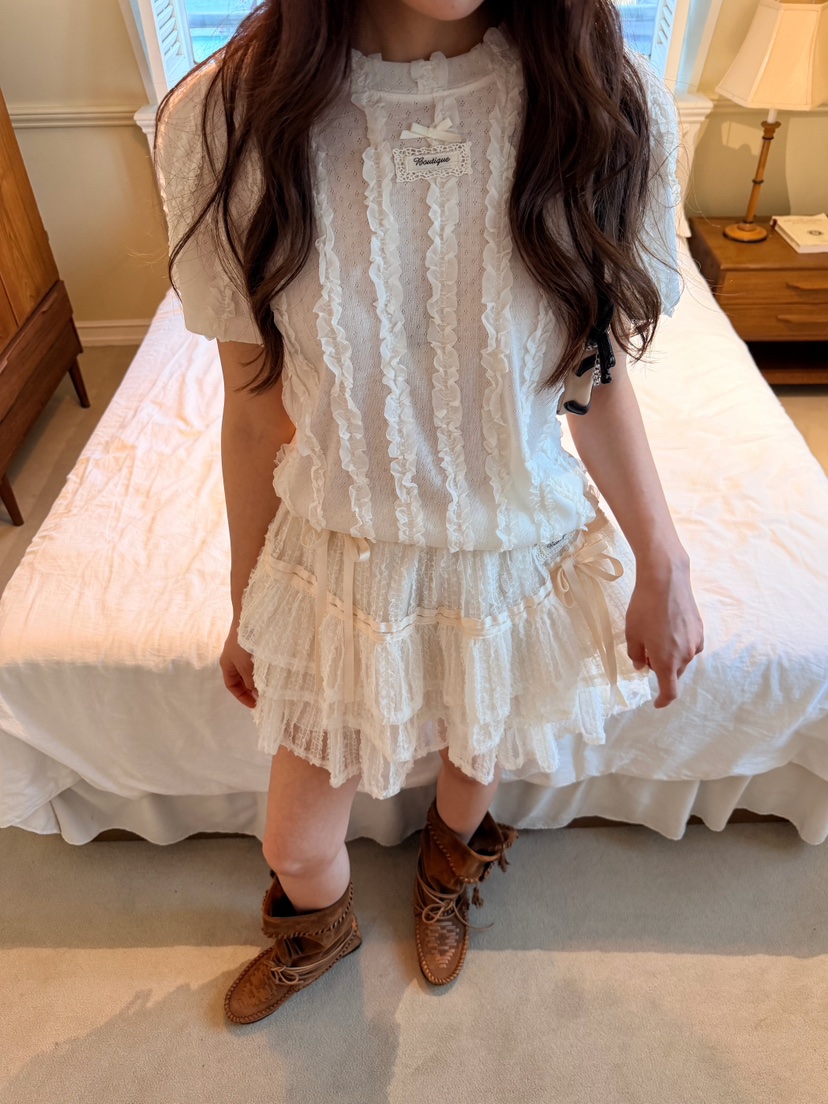 BOUTIQUE-L韓國直郵女裝新品26春夏休閑26夏季人氣推薦T恤BOUTIQUE-LT恤