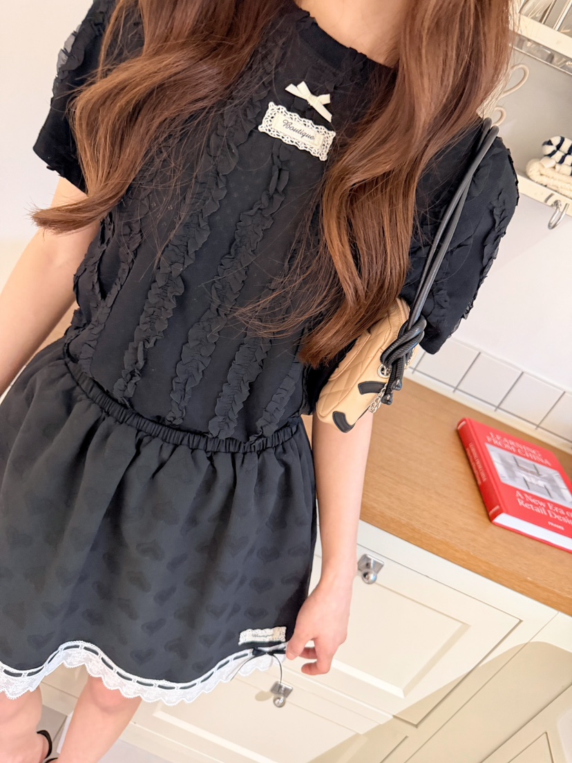 BOUTIQUE-L韓國直郵女裝新品26春夏休閑26夏季人氣推薦T恤BOUTIQUE-LT恤
