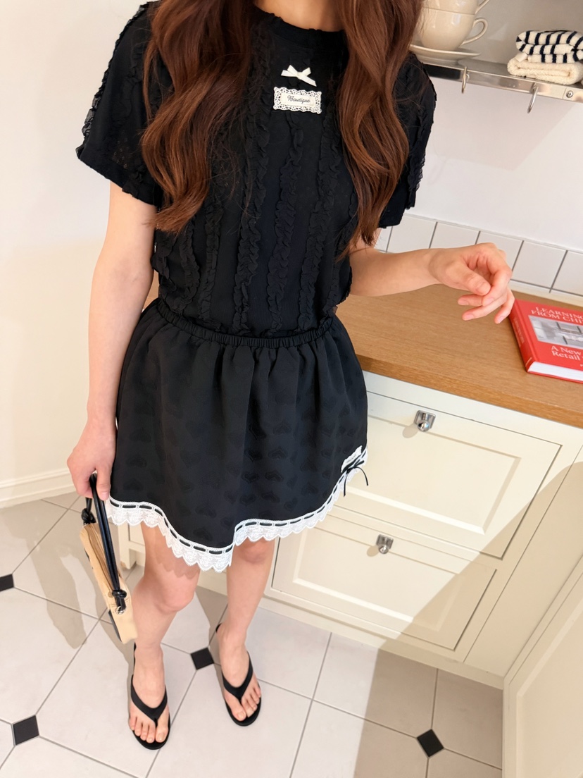BOUTIQUE-L韓國直郵女裝新品26春夏休閑26夏季人氣推薦T恤BOUTIQUE-LT恤