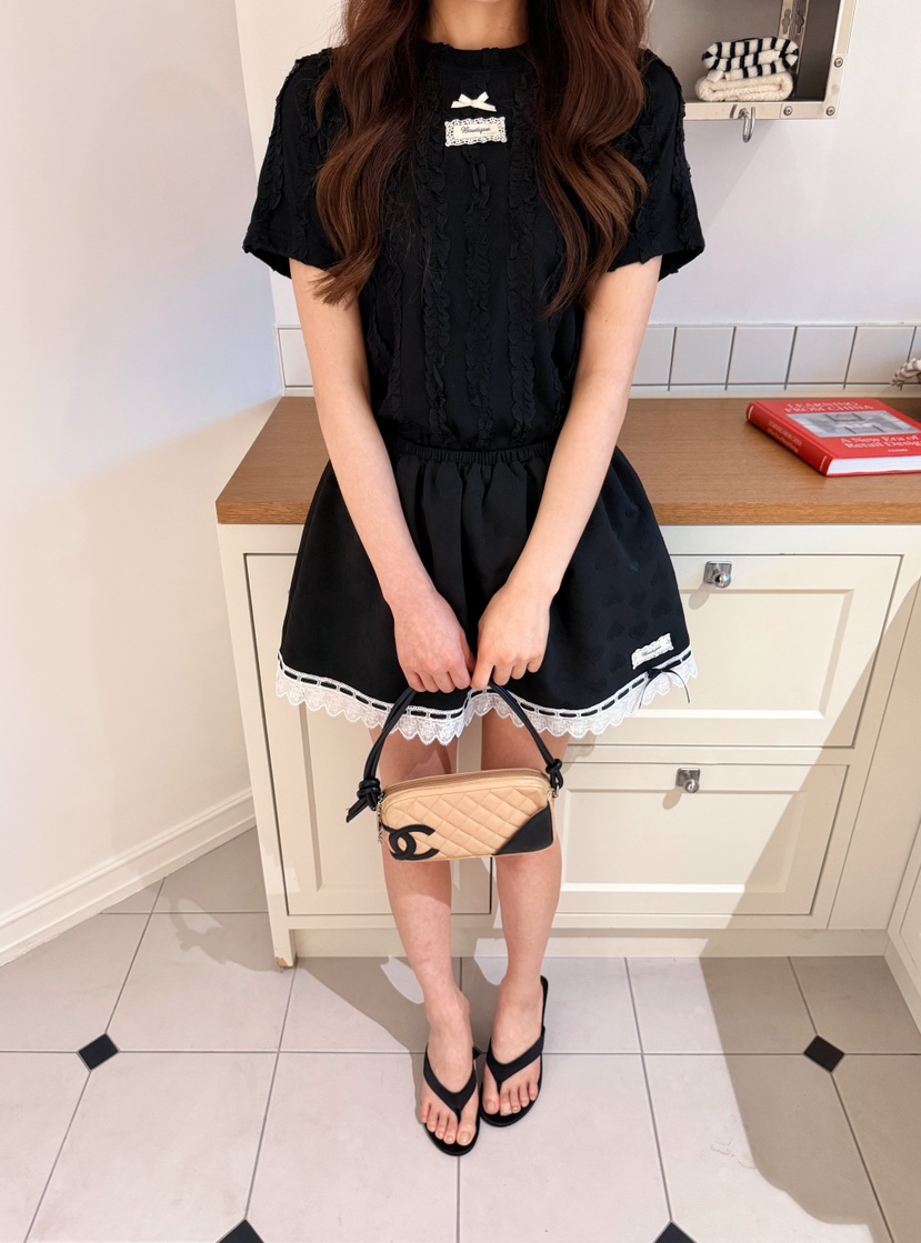 BOUTIQUE-L韓國直郵女裝新品26春夏休閑26夏季人氣推薦T恤BOUTIQUE-LT恤